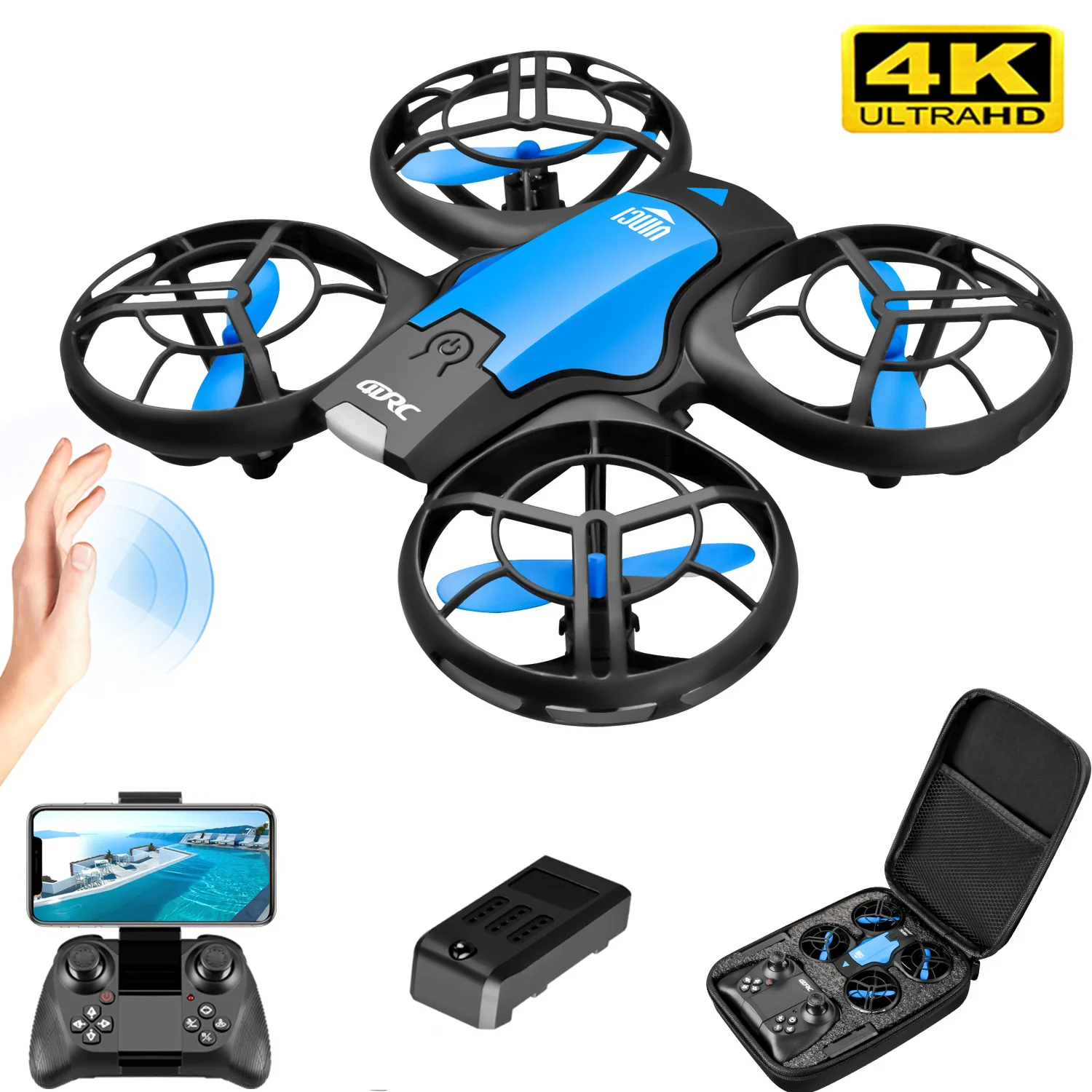 V8 New Mini Drone 4K Professio - đánh giá và giá Drone Camera Hd