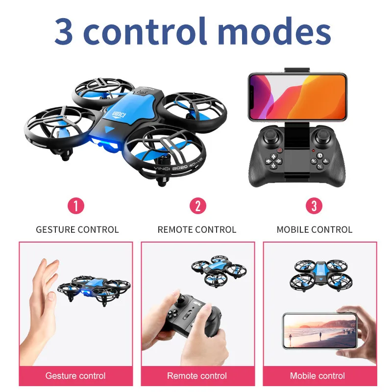 V8 New Mini Drone 4K Professio - đánh giá và giá Drone Camera Hd