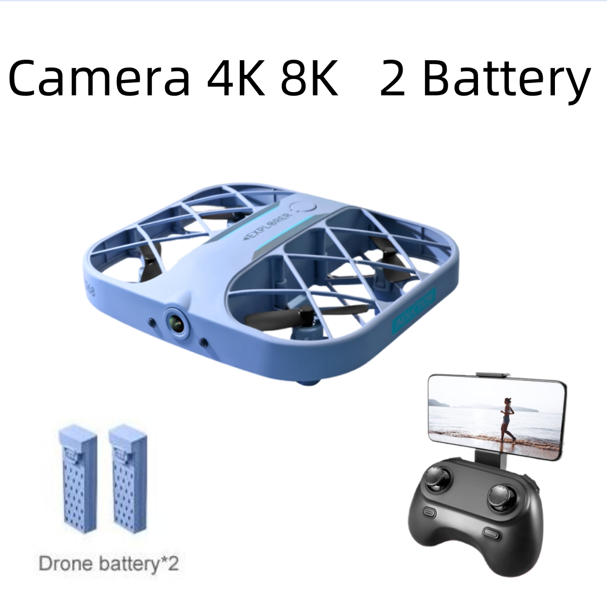 JJRC H107 FPV RC Drone with 2  - đánh giá và giá Eachine Drone E010